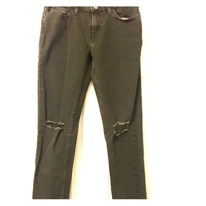 Levi Strauss 535 Super Skinny distressed jeans